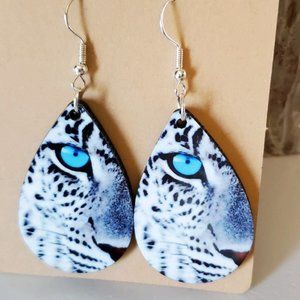 Eye of The Tiger Teardrop Earrings